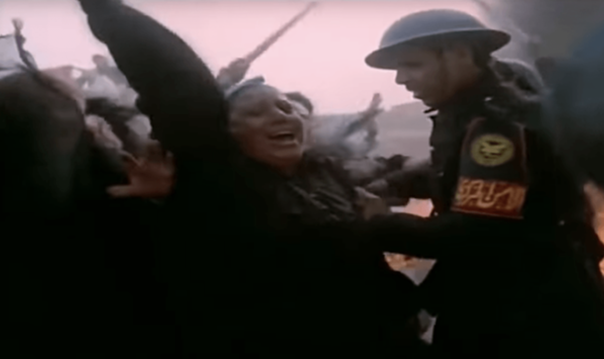 Conflict scene from the film
