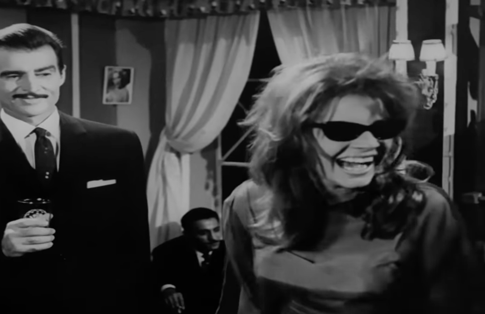 Three film stills showing women protagonists