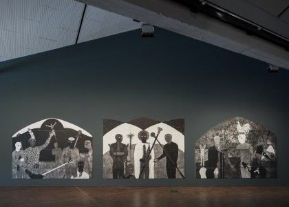 Belkis Ayón exhibition view