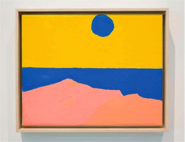 Etel Adnan landscape painting