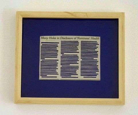 Handwritten news texts